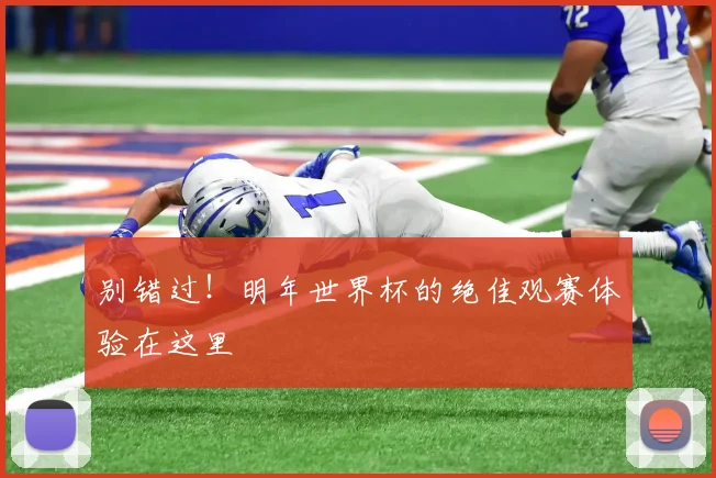 别错过！明年世界杯的绝佳观赛体验在这里