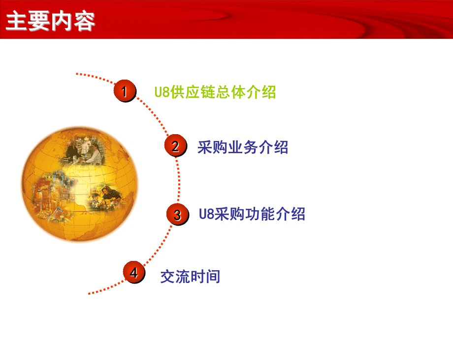 用友软件U861采购管理培训